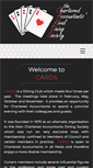 Mobile Screenshot of cardsdiningsociety.com